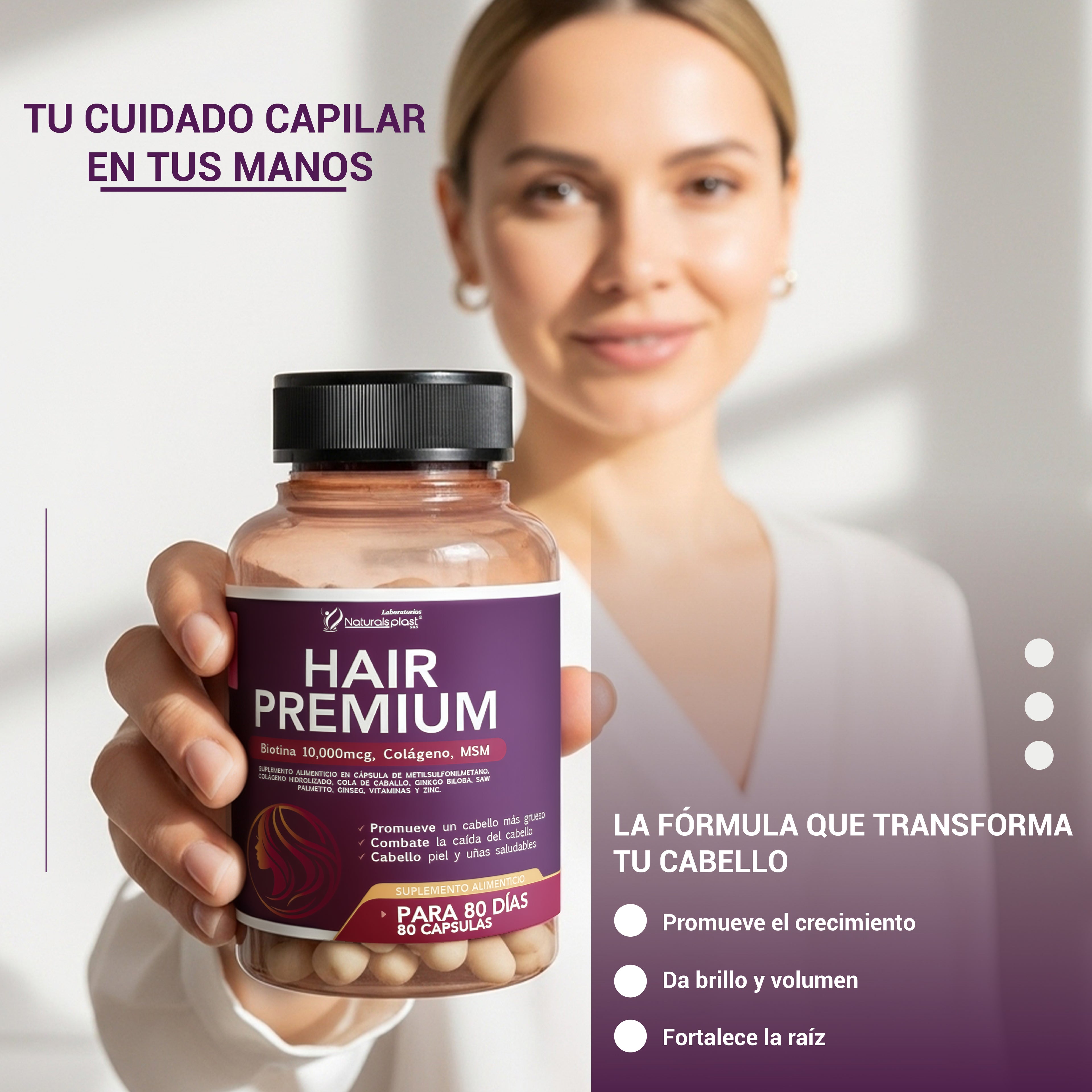 Cabello Fuerte y Radiante