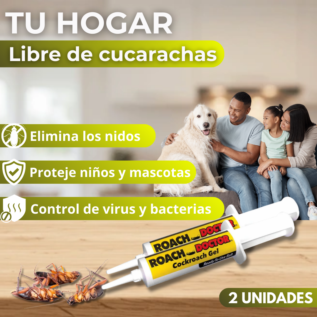 Gel Mata Cucarachas Ultraeficaz